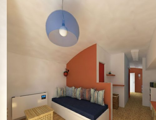 Un local technique brut transformé en studio étudiant